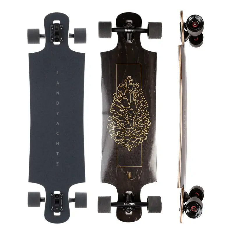 Landyachtz Drop Hammer Pinecone Longboard Complete - The Best Commuting Longboard Complete - Shrewsbury Skateboard Shop - Wake2o UK