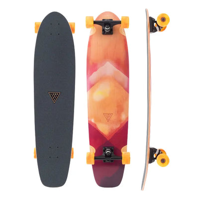 Landyachtz Ripper Watercolour Longboard Complete - Shrewsbury Skateboard Shop - Wake2o