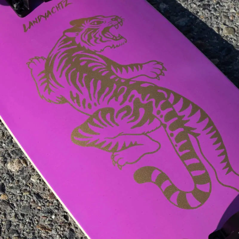 Landyachtz Tugboat UV Bengal Longboard Complete - Shrewsbury Skateboard Shop - Wake2o UK