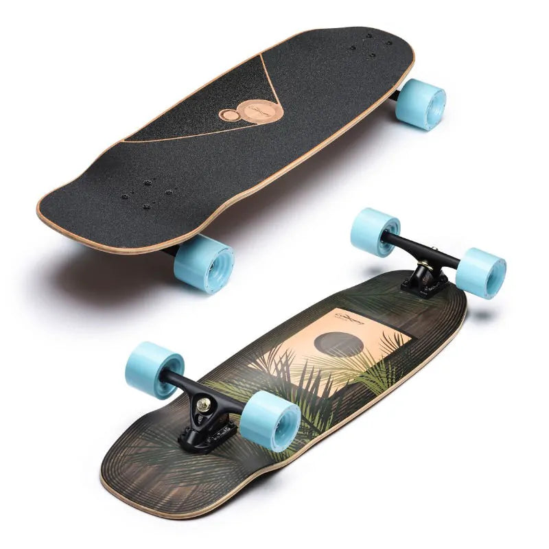 Loaded Omakase Palm Longboard Complete - Loaded Grip And rip Recommended Set Up - Shrewsbury Longboard Shop Wake2o