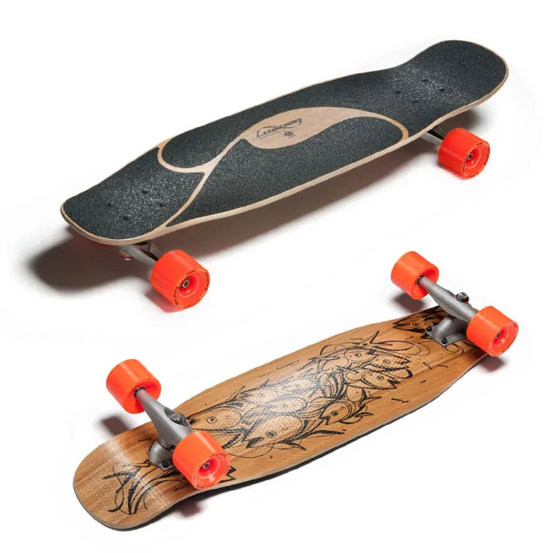 Loaded Poke Carving and Slashing Longboard Complete With Orangatang Stimulus Wheels - Skate Shop - Wake2o