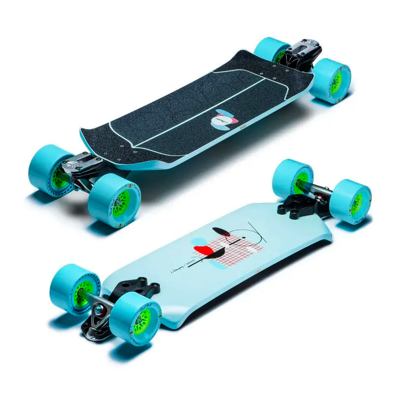 Loaded Tangent Longboard Complete - Paired With Orangatang Dad Bod Wheels, Loaded Zee Brackets and Paris Trucks - Best LDP and Cruising Longboard - Shrewsbury Skateboard Shop - Wake2o