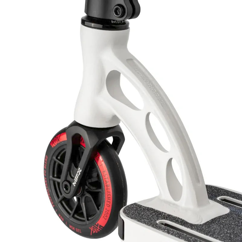 MGP VX Origin Team Stunt Scooter In White/Mandarin - The Best Stunt Scooter For Ages 8+ - Wake2o