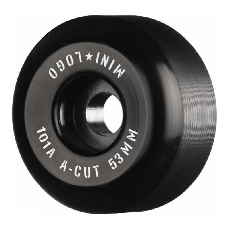 Mini Logo Skateboard Wheels A Cut 2 - 101a Black - 54mm - Wake2o