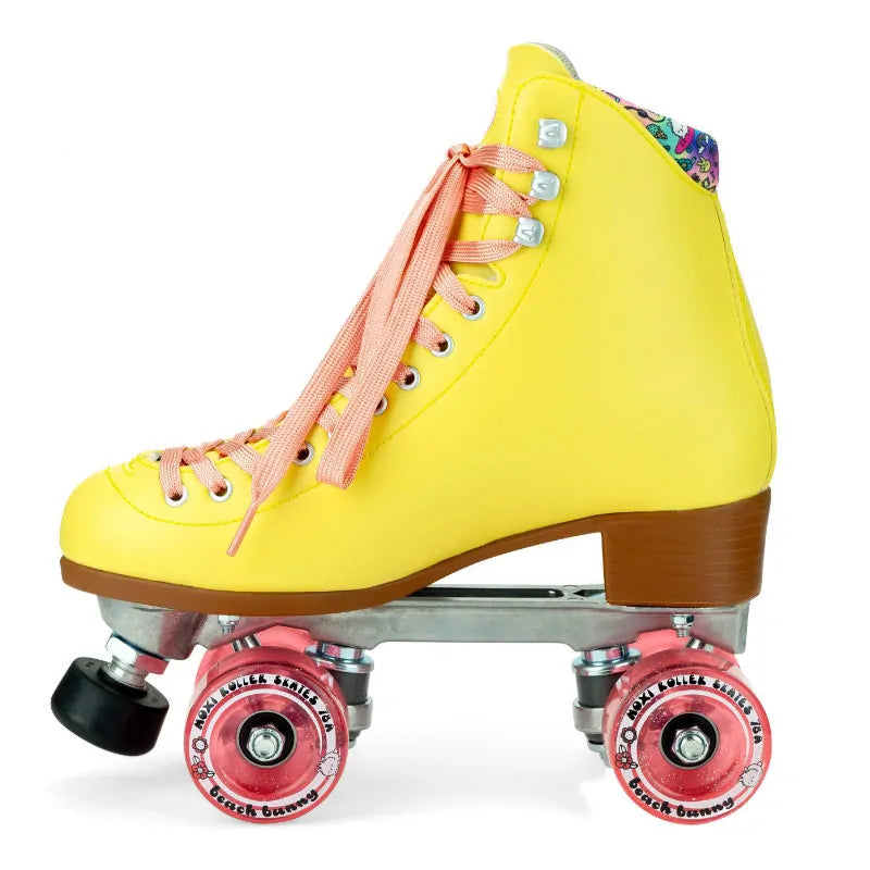 Moxi Beach Bunny Quad Skates - Strawberry Lemonade - Roller Skates - Wake2o
