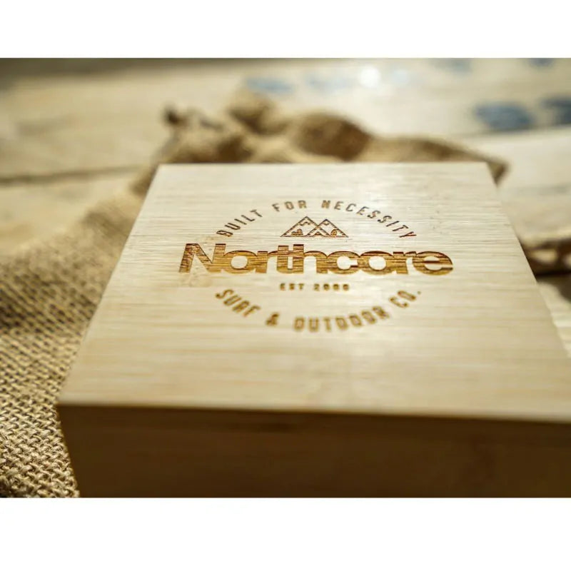 Northcore Bamboo Surf Wax Box - Ideal Surfboard Wax Storage - Wake2o