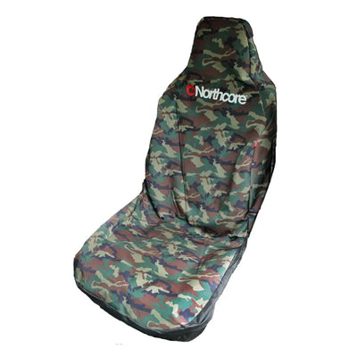 Northcore Single Van and Car Seat Cover In Camo - Water Resistant - Side Airbag Compatible - Van and Car Accessories - Wake2o