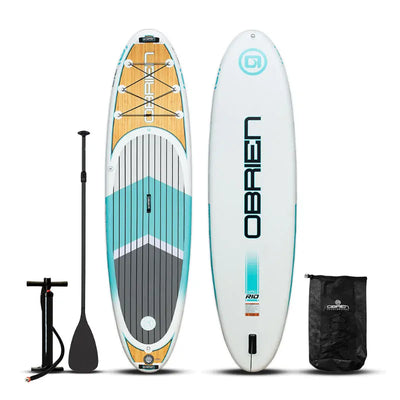 O'brien RIo Inflatable Paddle Board Package - Best Value SUP - Wake2o