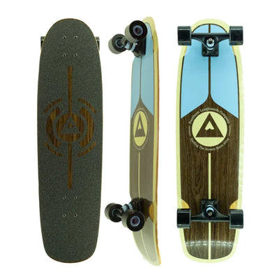 Pantheon LowTide Cruiser Complete Paired With Pantheon Slider Wheels and Pantheon Stylus Trucks - Shrewsbury Longboard Shop - Wake2o