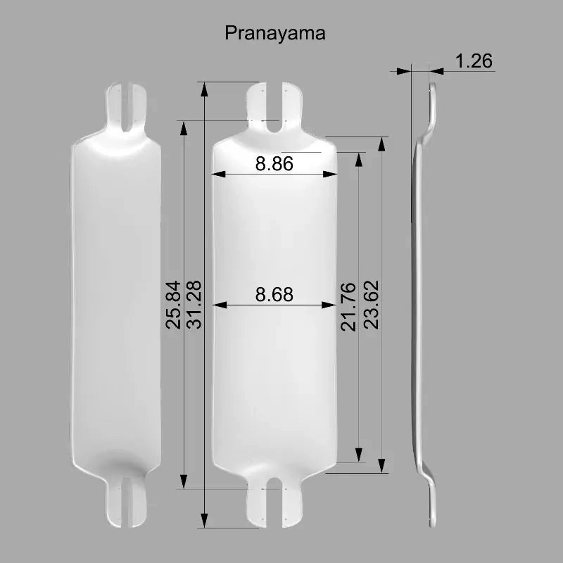 Pantheon Pranayama Gong Longboard Deck - Shrewsbury Skateboard Shop - Wake2o