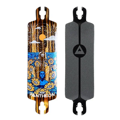 Pantheon Trip Longboard deck - Best For Long distance Pushing (LDP), Carving and Commuting - Wake2o