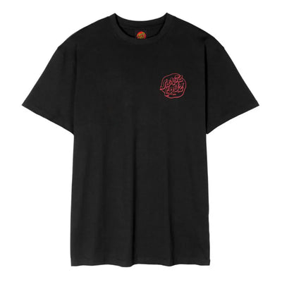 Santa Cruz Fever Dream Mono Dot T-Shirt In Black - Shrewsbury Skateboard Shop - Wake2o