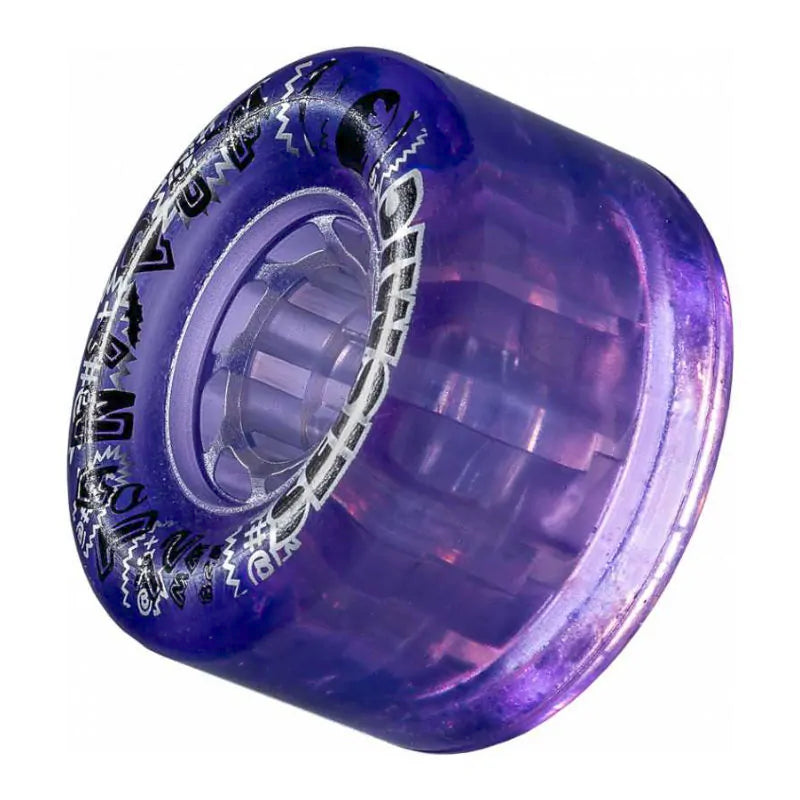 Seismic 72mm 82a Tantrum Longboard Wheels In Crystal Clear Blue - Shrewsbury Longboard Shop - Wake2o