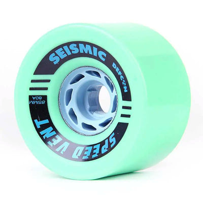 Seismic 85mm 80a Speed Vent Longboard Wheels Mint - Shrewsbury Skateboard Shop - Wake2o