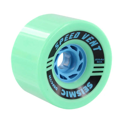 Seismic 85mm 80a Speed Vent Longboard Wheels Mint - Shrewsbury Skateboard Shop - Wake2o