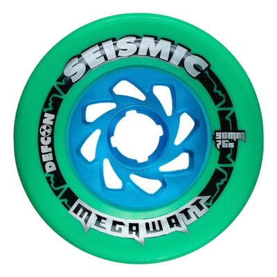Seismic Megawatt 90mm 76a Longboard Wheels In Mint Defcon - Shrewsbury Longboard Shop - Wake2o