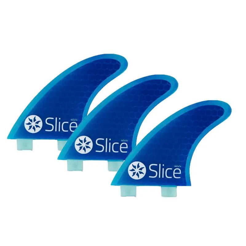 Slice Ultra Light Hex Core S5 Surfboard Fins - FCS Compatible - Wake2o