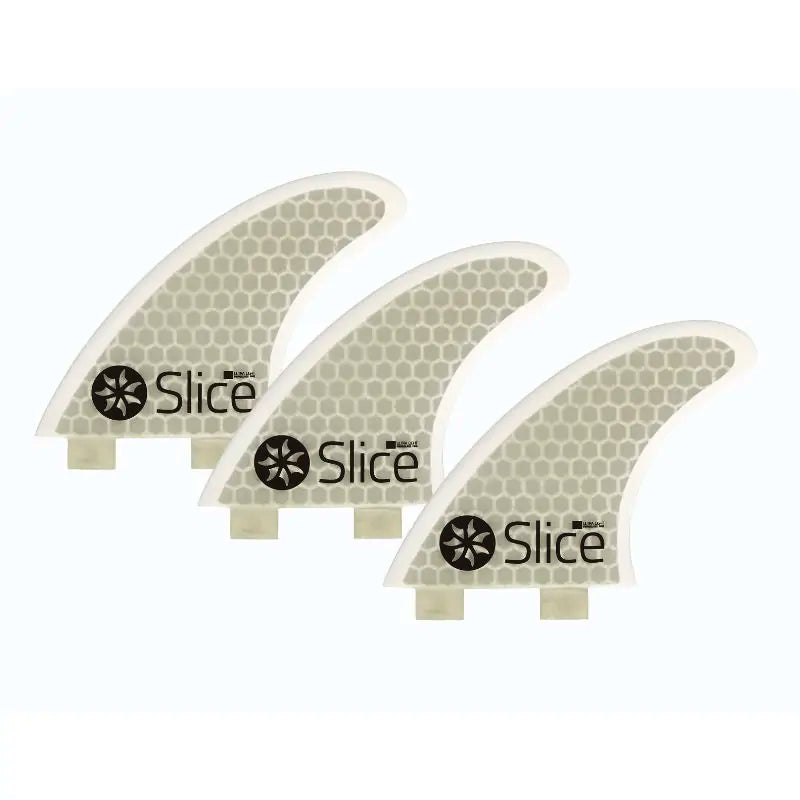 Slice Ultra Light Hex Core S3 Surfboard Fins - FCS Compatible - Wake2o