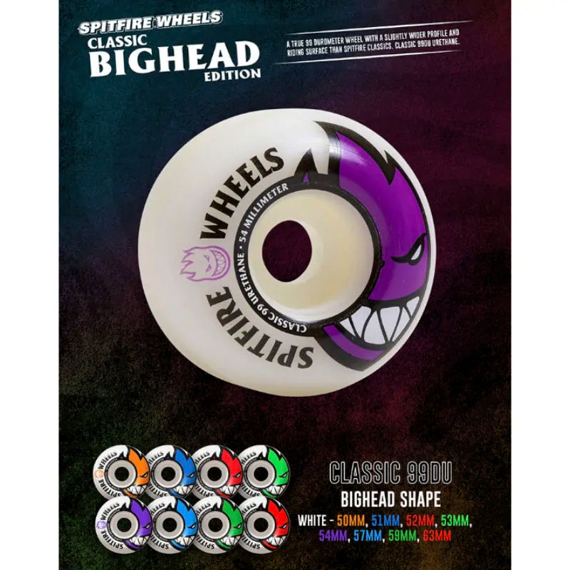 Spitfire Bighead Skateboard Wheels - Wake2o