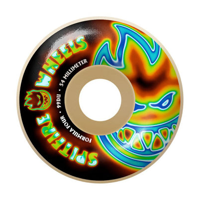 Spitfire Formula Four Radioactive Big Head Skateboard Wheels 99a 54mm - Wake2o