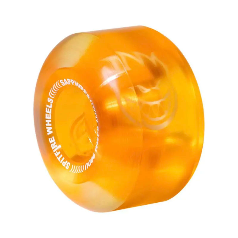 Spitfire Sapphire Radial Soft Orange Skateboard Wheels - 90a 54mm