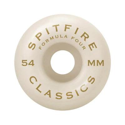 Spitfire Formula Four Classic 101a Skateboard Wheels - Silver 54mm - Wake2o