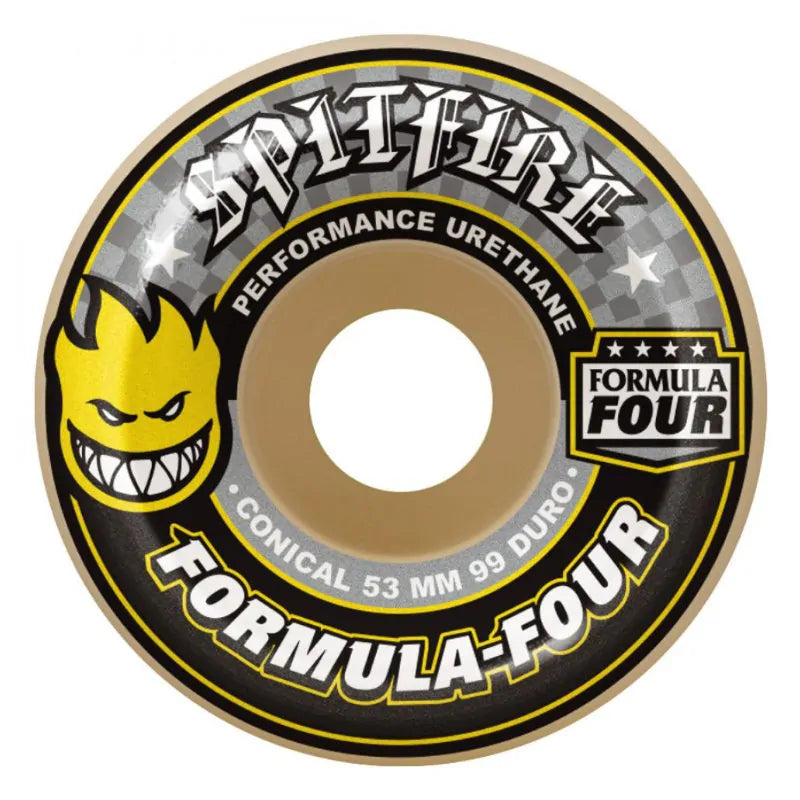 Spitfire Formula Four Conical 99a Skateboard Wheels - 53mm