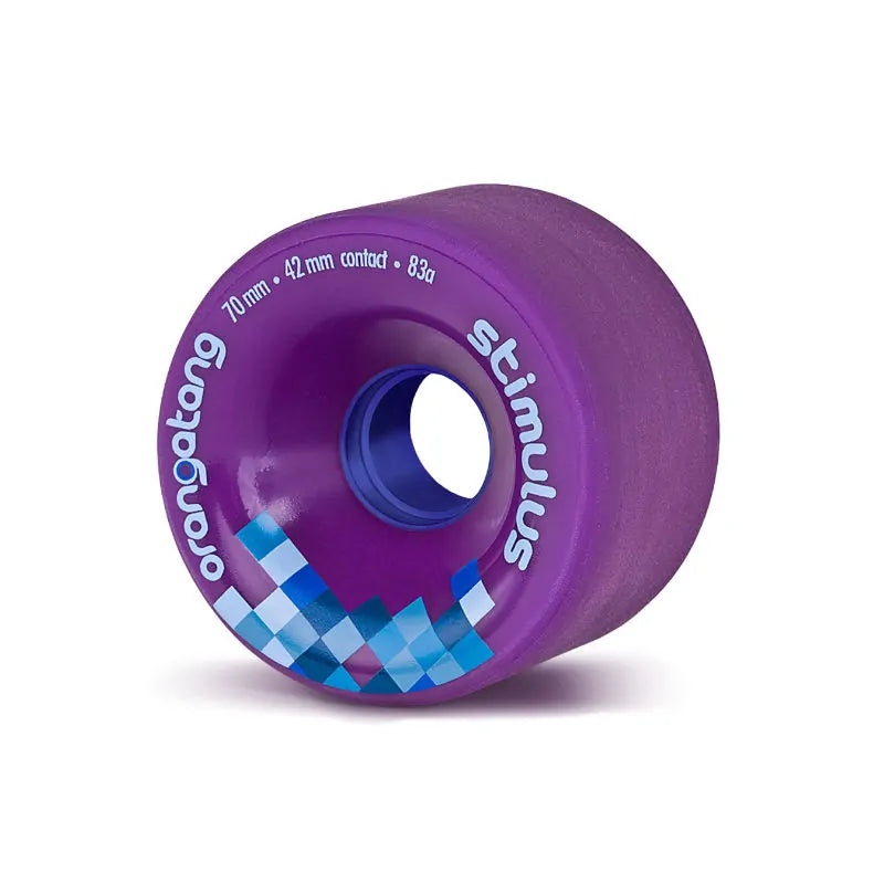 Orangatang Stimulus Longboard Wheel Set Purple 83a - UK Skate Shop - Wake2o
