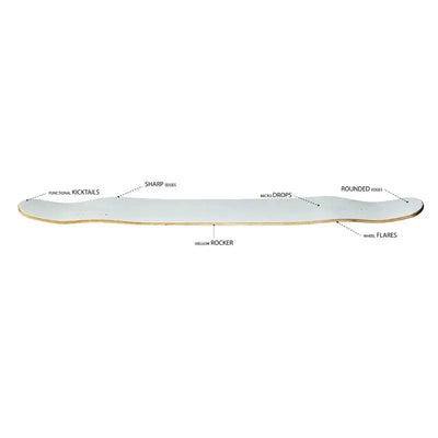 Zenit Cat Nip Longboard Deck - The Best Longboard Deck For Downhill and Freeriding - Shrewsbury Skateboard Shop - Wake2o UK