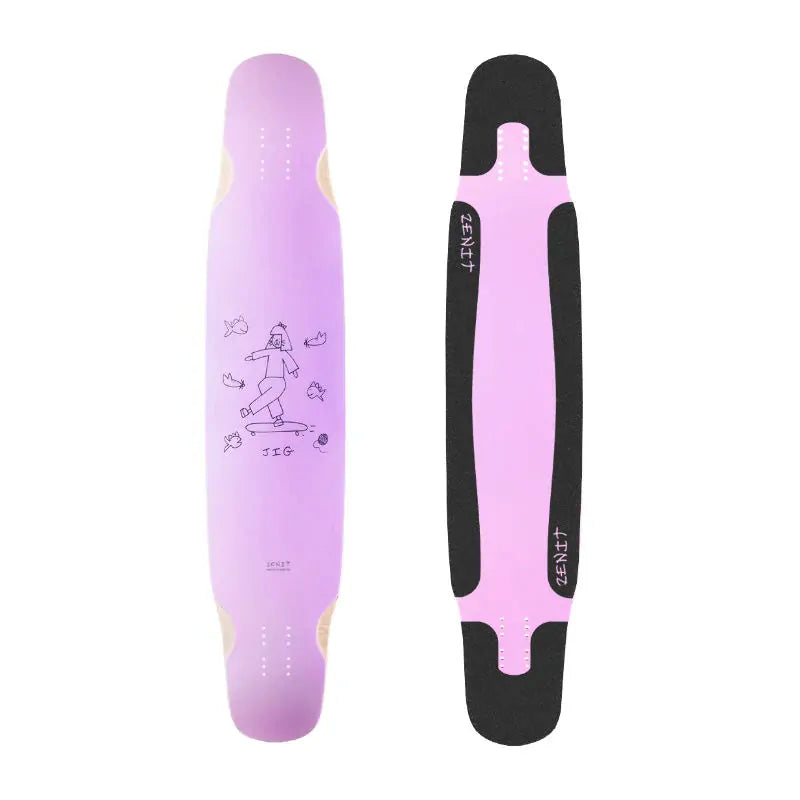 Zenit Jig 3.0 Longboard Deck - The Best Deck For Freeride, Dancing and Cruising Longboarding - Shrewsbury Skateboard Shop - Wake2o UK