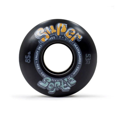 Enuff Super Softie Skateboard Wheels Black 53mm - Shrewsbury UK Skateboard Shop - Wake2o