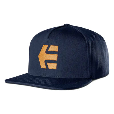 Etnies Icon Snapback Cap - Dark Navy - Skate Hats And Apparel - Wake2o 