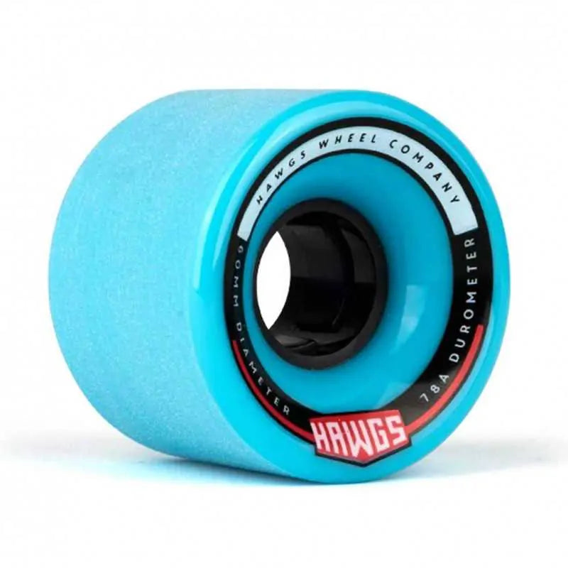 Hawgs Chubby 60mm Longboard Wheels In Blue - Shrewsbury Skateboard Shop - Wake2o