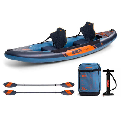 Jobe Gama Inflatable Kayak Package - Amazing Quality 2 Person Kayak - Shrewsbury Watersports - Wake2o UK