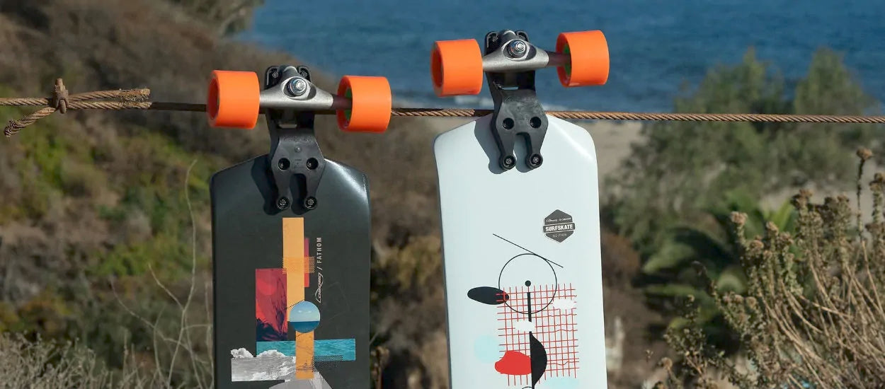 Loaded Tangent Surfskate Edition - Featuring Carver CX Trucks For The Ultimate Distance Surf Skate - Longboard Complete - Shrewsbury Skateboard Shop - Wake2o