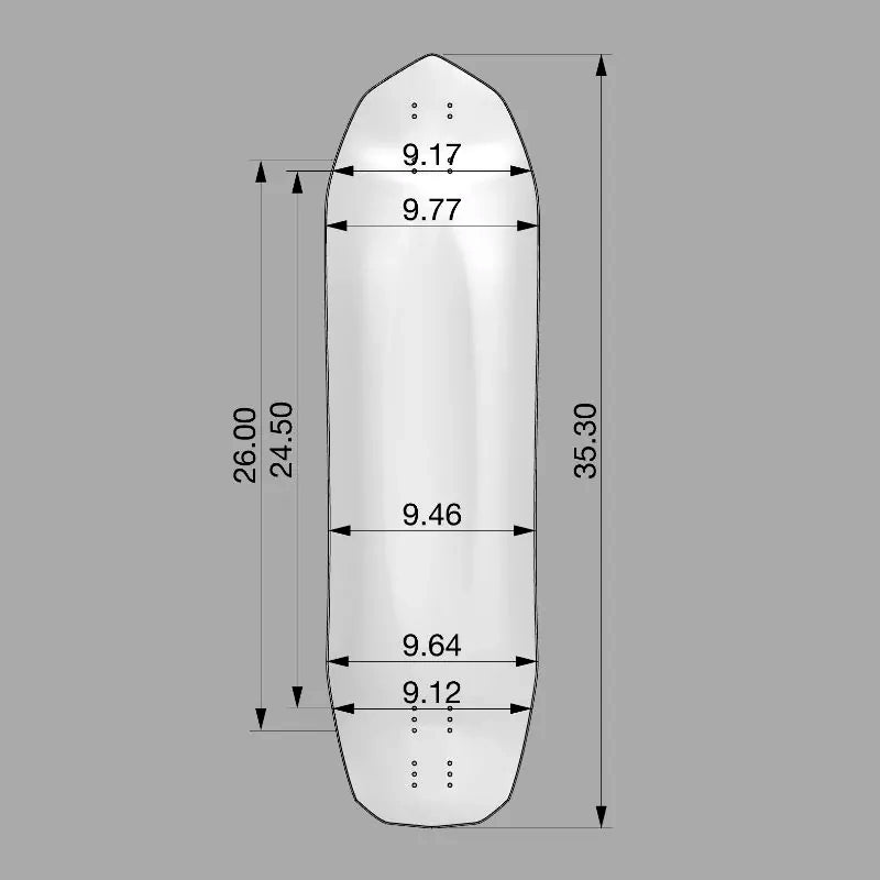 Pantheon Sacrifice Longboard Deck Specs - The Ultimate Downhill Skateboard - Wake2o UK