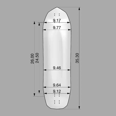 Pantheon Sacrifice Longboard Deck Specs - The Ultimate Downhill Skateboard - Wake2o UK