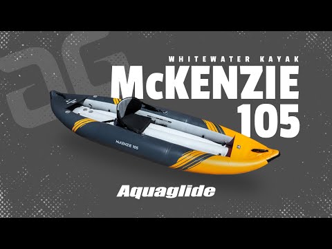 Aquaglide McKenzie 105 One Person Inflatable Kayak - Blow Up Kayak - Shrewsbury Water Sport Shop - Wake2o UK