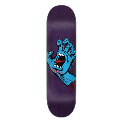 Santa Cruz Screaming Hand Skateboard Deck 8.375" Purple - Wake2o