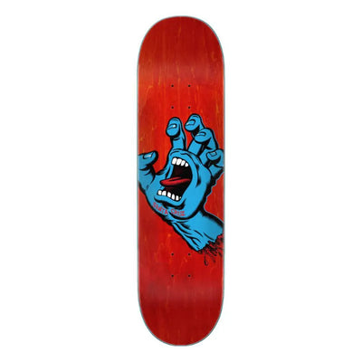 Santa Cruz Screaming Hand Skateboard Deck 8.00" Red - Wake2o