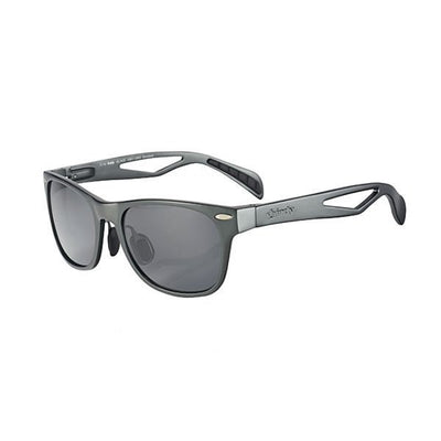 Indy Retro Wayfarer Sunglasses - Gunmetal Grey - Wake2o