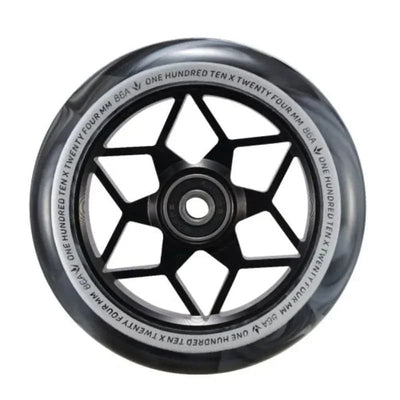 Blunt Envy Diamond 110mm Scooter Wheels - Black/White - Wake2o