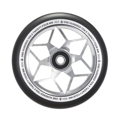 Blunt Envy Diamond 110mm Scooter Wheels - Black/Silver - Wake2o