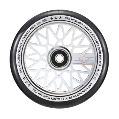 Blunt Envy Diamond Hollow Core 120mm Scooter Wheels - Chrome - Wake2o