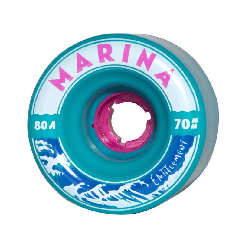 Entitlement Urethane Marina Longboard Wheels - Freebord Edge Wheels - Wake2o
