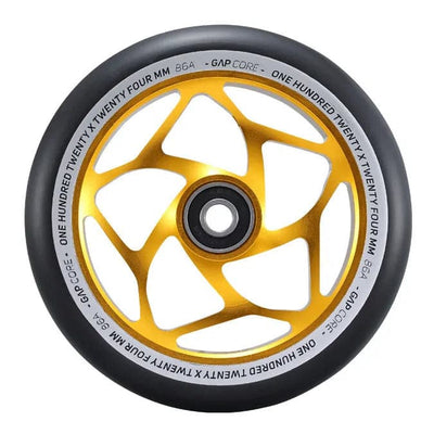 Blunt Envy Gap Core 120mm Scooter Wheels - Gold/Black - Wake2o