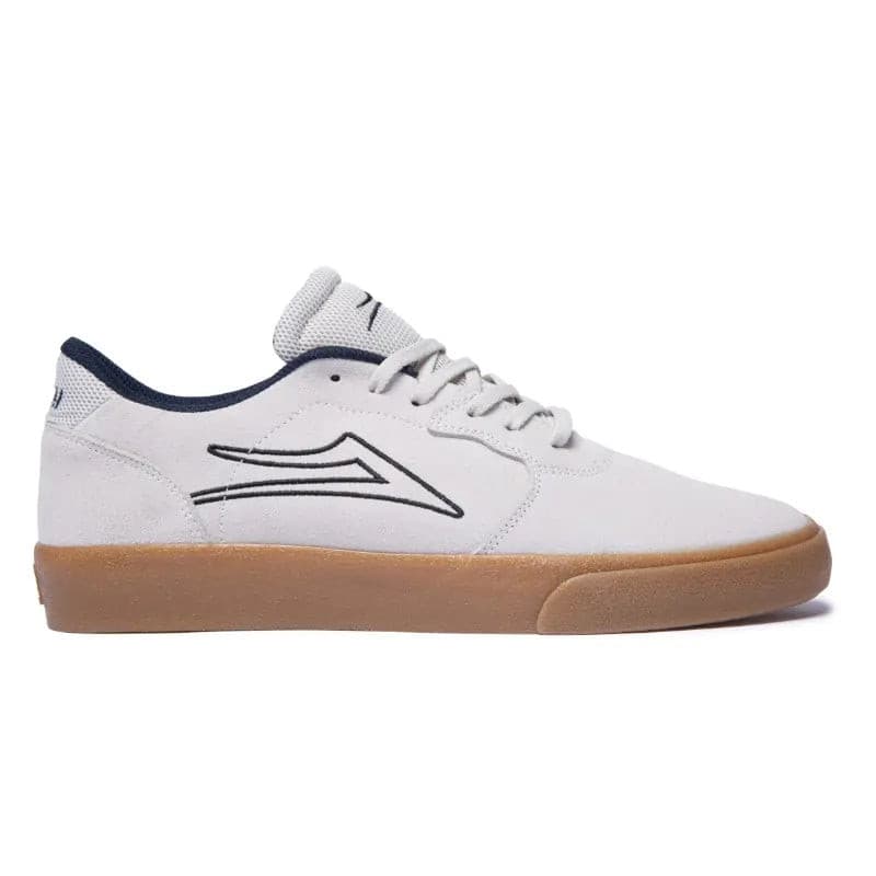 Lakai Cardiff Skate Shoes - White/Gum - Wake2o