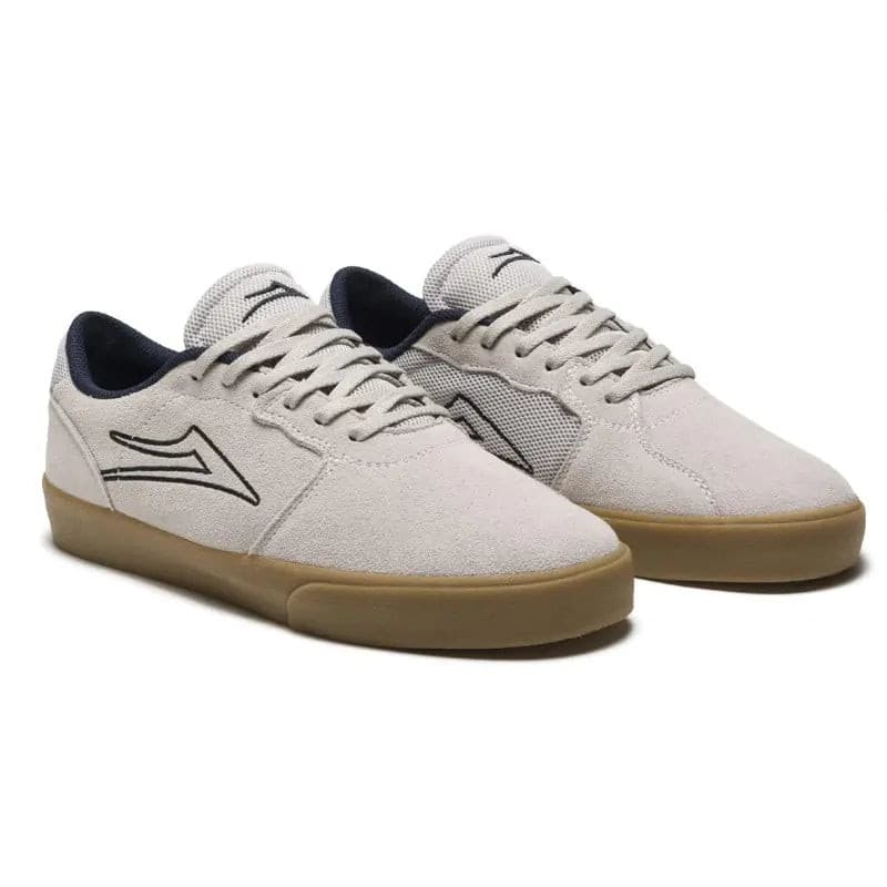 Lakai Cardiff Skate Shoes - White/Gum - Wake2o