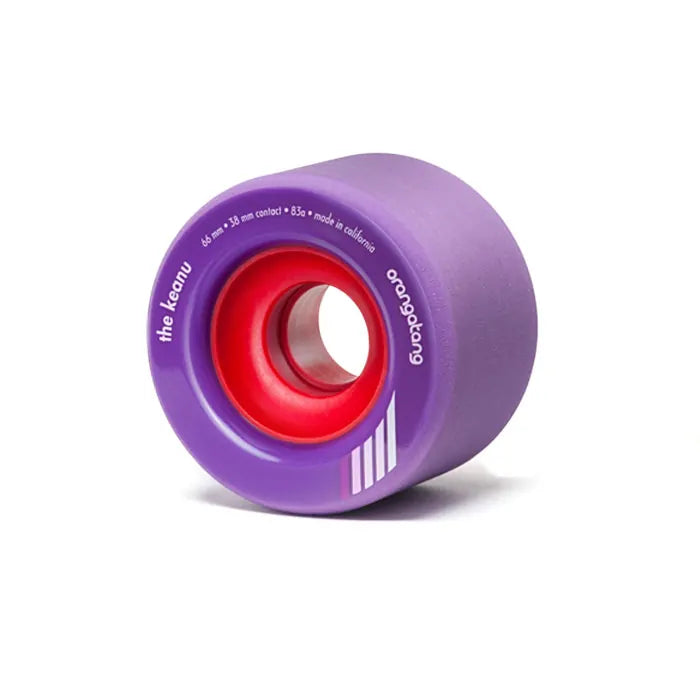 Orangatang Keanu Longboard Wheels - Purple 83a - Wake2o