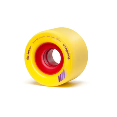 Orangatang Keanu Longboard Wheels - Yellow 86a - Wake2o